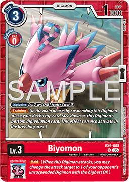 Biyomon (EX9-008) (V.1) - Versus Monsters (Uncommon) [EX-09-008]