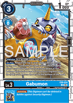 Gabumon (EX9-014) (V.1) - Versus Monsters (Uncommon) [EX-09-014]