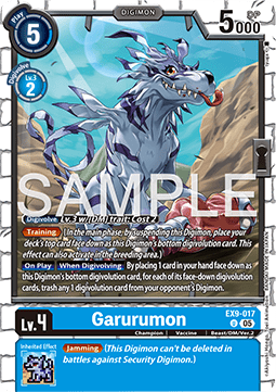 Garurumon (EX9-017) (V.1) - Versus Monsters (Uncommon) [EX-09-017]