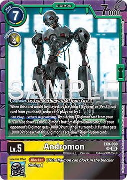 Andromon (EX9-030) (V.1) - Versus Monsters (Super Rare) [EX-09-030]