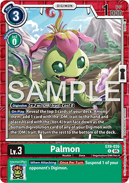 Palmon (EX9-035) (V.1) - Versus Monsters (Common) [EX-09-035]