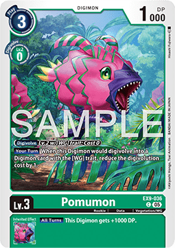 Pomumon (EX9-036) (V.1) - Versus Monsters (Common) [EX-09-036]