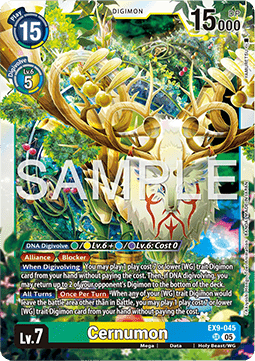 Cernumon (EX9-045) (V.1) - Versus Monsters (Super Rare) [EX-09-045]