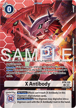 X Antibody (BT9-109) - Special Tournament Promos (Alternative Art) [STP-BT9-109]