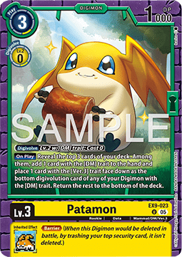 Patamon (EX9-023) (V.1) - Versus Monsters (Uncommon) [EX-09-023]