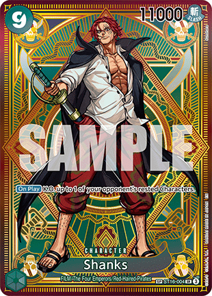 Shanks (ST16-004) - A Fist of Divine Speed (Special Rare) [OP11-ST16-004]