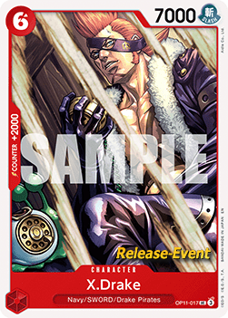 X.Drake (OP11-017) - Promos: A Fist of Divine Speed (Uncommon) [OP11P-017]