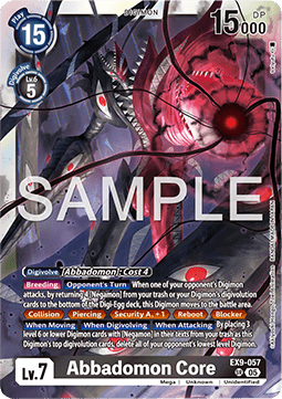 Abbadomon Core (EX9-057) (V.1) - Versus Monsters (Super Rare) [EX-09-057]