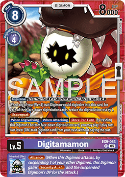Digitamamon (EX9-063) - Versus Monsters (Rare) [EX-09-063]