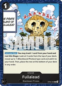 Fullalead (OP09-099) - Starter Deck: Black Marshall.D.Teach (Common) [ST-27-OP09-099]