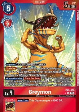 Greymon (EX9-009) (V.2) - Versus Monsters (Alternative Art) [EX-09-009]