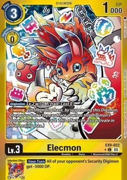 Elecmon (EX9-022) (V.2) - Versus Monsters (Alternative Art) [EX-09-022]