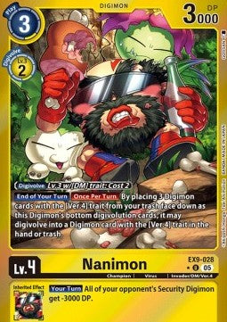 Nanimon (EX9-028) (V.2) - Versus Monsters (Alternative Art) [EX-09-028]