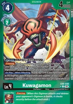 Kuwagamon (EX9-038) (V.2) - Versus Monsters (Alternative Art) [EX-09-038]