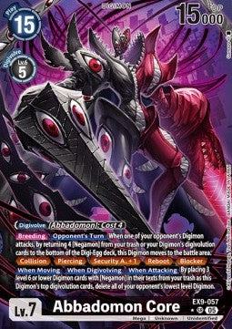 Abbadomon Core (EX9-057) (V.2) - Versus Monsters (Alternative Art) [EX-09-057]