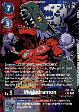 Megadramon (EX9-064) (V.2) - Versus Monsters (Alternative Art) [EX-09-064]