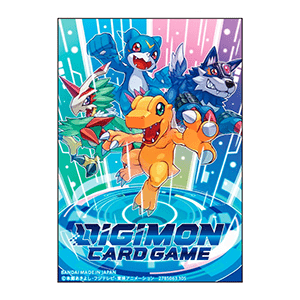 60 Official Card Sleeves 01 "Signs of Digivolution" - Digimon Products