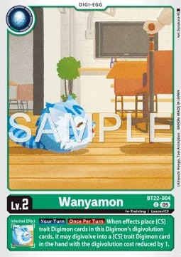 Wanyamon (BT22-004) - Cyber Eden (Common) [BT-22-004]