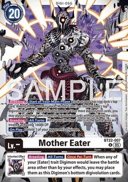 Mother Eater (BT22-007) - Cyber Eden (Uncommon) [BT-22-007]
