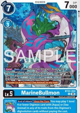 MarineBullmon (BT22-024) - Cyber Eden (Uncommon) [BT-22-024]