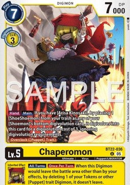 Chaperomon (BT22-036) - Cyber Eden (Uncommon) [BT-22-036]