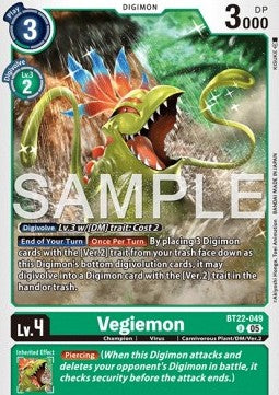 Vegiemon (BT22-049) - Cyber Eden (Uncommon) [BT-22-049]