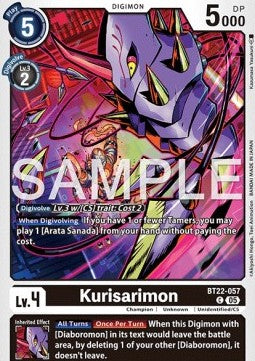Kurisarimon (BT22-057) - Cyber Eden (Common) [BT-22-057]