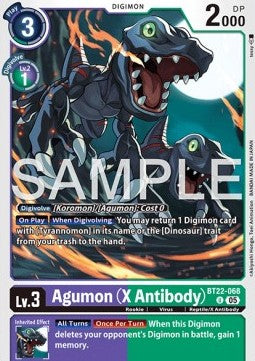 Agumon (X Antibody) (BT22-068) - Cyber Eden (Uncommon) [BT-22-068]
