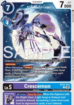 Crescemon (BT22-073) - Cyber Eden (Uncommon) [BT-22-073]