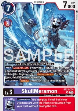 SkullMeramon (BT22-074) - Cyber Eden (Uncommon) [BT-22-074]