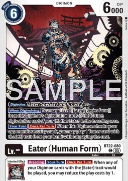 Eater (Human Form) (BT22-080) - Cyber Eden (Common) [BT-22-080]