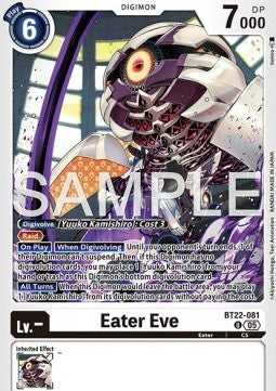 Eater Eve (BT22-081) - Cyber Eden (Uncommon) [BT-22-081]