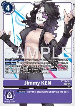 Jimmy KEN (BT22-092) (V.1) - Cyber Eden (Uncommon) [BT-22-092]