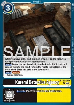 Kuremi Detective Agency (BT22-099) - Cyber Eden (Uncommon) [BT-22-099]