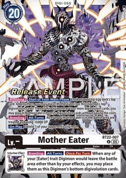 Mother Eater (BT22-007) - Promos: Cyber Eden (Alternative Art) [BT-22P-BT22-007]