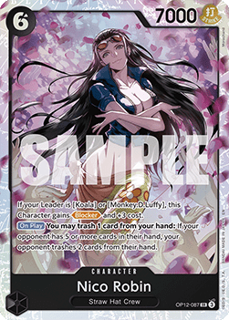 Nico Robin (OP12-087) (V.1) - Legacy of the Master (Super Rare) [OP12-087]