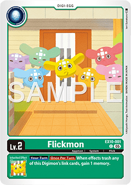 Flickmon (EX10-001) (V.1) - Sinister Order (Common) [EX-10-001]