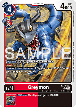 Greymon (EX10-007) (V.1) - Sinister Order (Common) [EX-10-007]