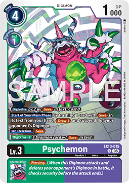 Psychemon (EX10-015) (V.1) - Sinister Order (Uncommon) [EX-10-015]