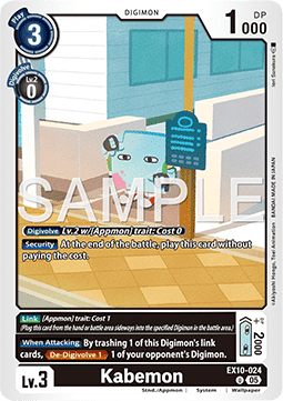 Kabemon (EX10-024) (V.1) - Sinister Order (Uncommon) [EX-10-024]