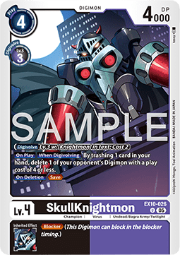SkullKnightmon (EX10-026) (V.1) - Sinister Order (Uncommon) [EX-10-026]
