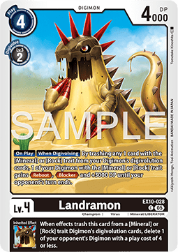 Landramon (EX10-028) (V.1) - Sinister Order (Common) [EX-10-028]