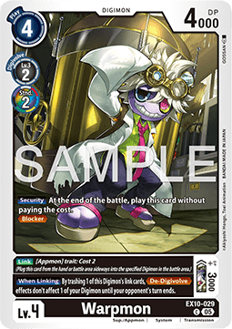 Warpmon (EX10-029) (V.1) - Sinister Order (Common) [EX-10-029]