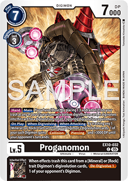 Proganomon (EX10-032) (V.1) - Sinister Order (Common) [EX-10-032]