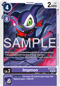 Impmon (EX10-037) (V.1) - Sinister Order (Uncommon) [EX-10-037]