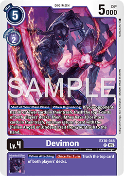 Devimon (EX10-046) (V.1) - Sinister Order (Common) [EX-10-046]