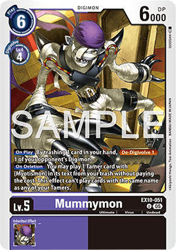 Mummymon (EX10-051) (V.1) - Sinister Order (Uncommon) [EX-10-051]