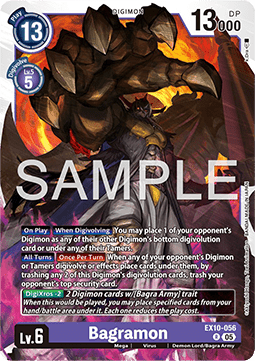 Bagramon (EX10-056) - Sinister Order (Rare) [EX-10-056]