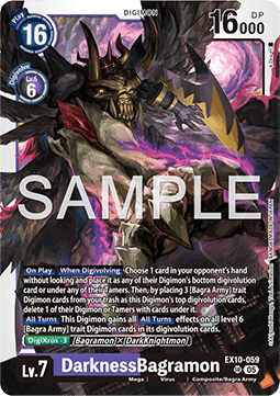 DarknessBagramon (EX10-059) (V.1) - Sinister Order (Super Rare) [EX-10-059]