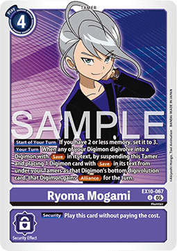Ryoma Mogami (EX10-067) (V.1) - Sinister Order (Uncommon) [EX-10-067]